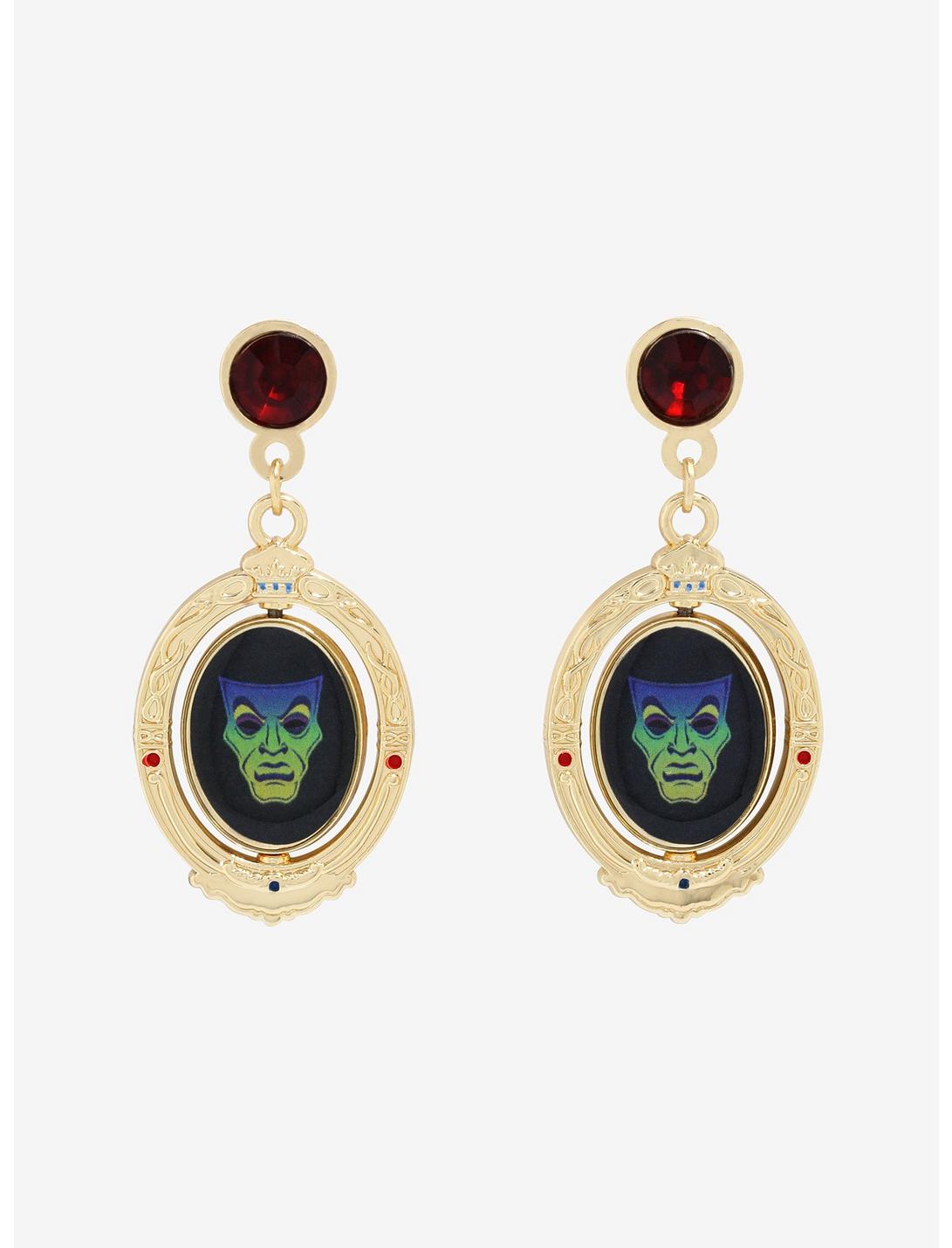 Disney Snow White and the Seven Dwarfs Magic Mirror Spinning Earrings - BoxLunch Exclusive, , hi-res