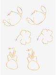 Disney Lilo & Stitch Line Art Earring Set - BoxLunch Exclusive, , hi-res