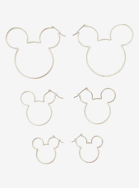 Disney Mickey Mouse Line Art Earring Set | BoxLunch