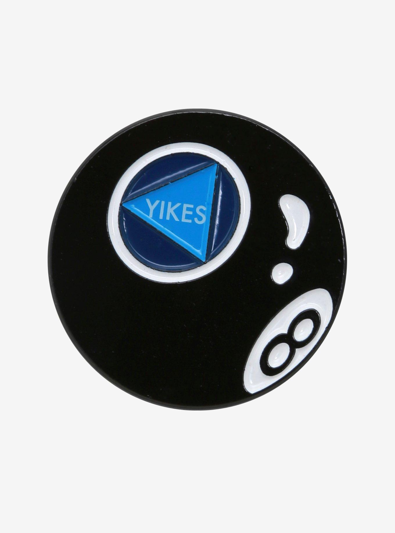 Magic 8 Ball Yikes Enamel Pin, , hi-res