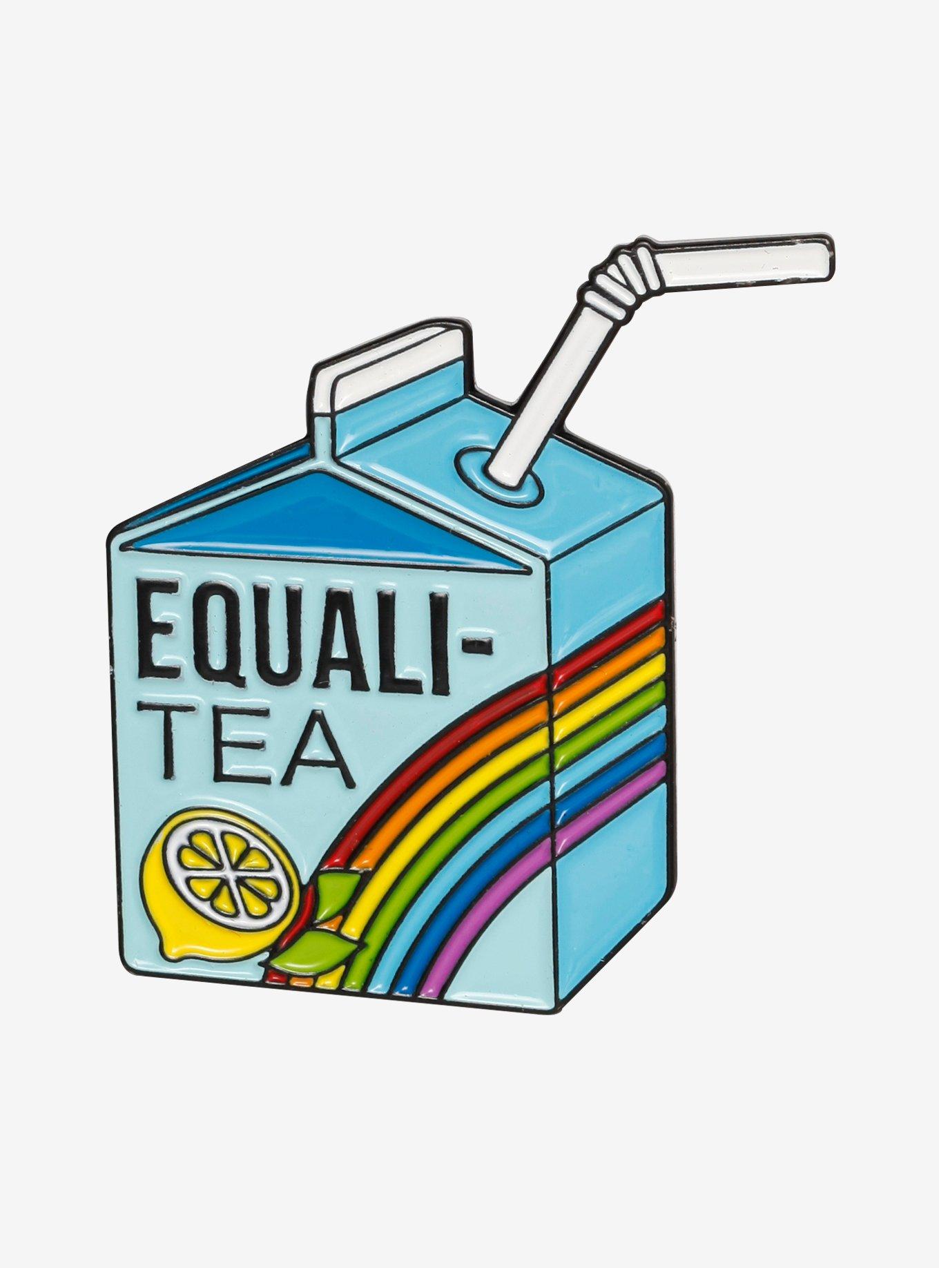 Equali-Tea Drink Enamel Pin