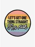 Not Straight Rainbow Patch, , hi-res