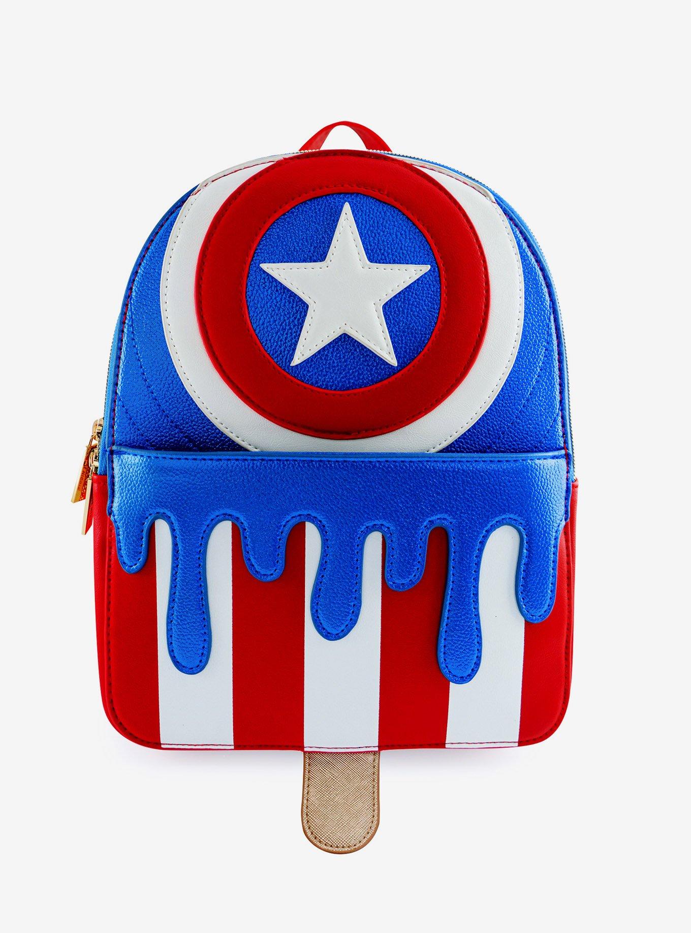 Captain america backpack hot hot sale topic