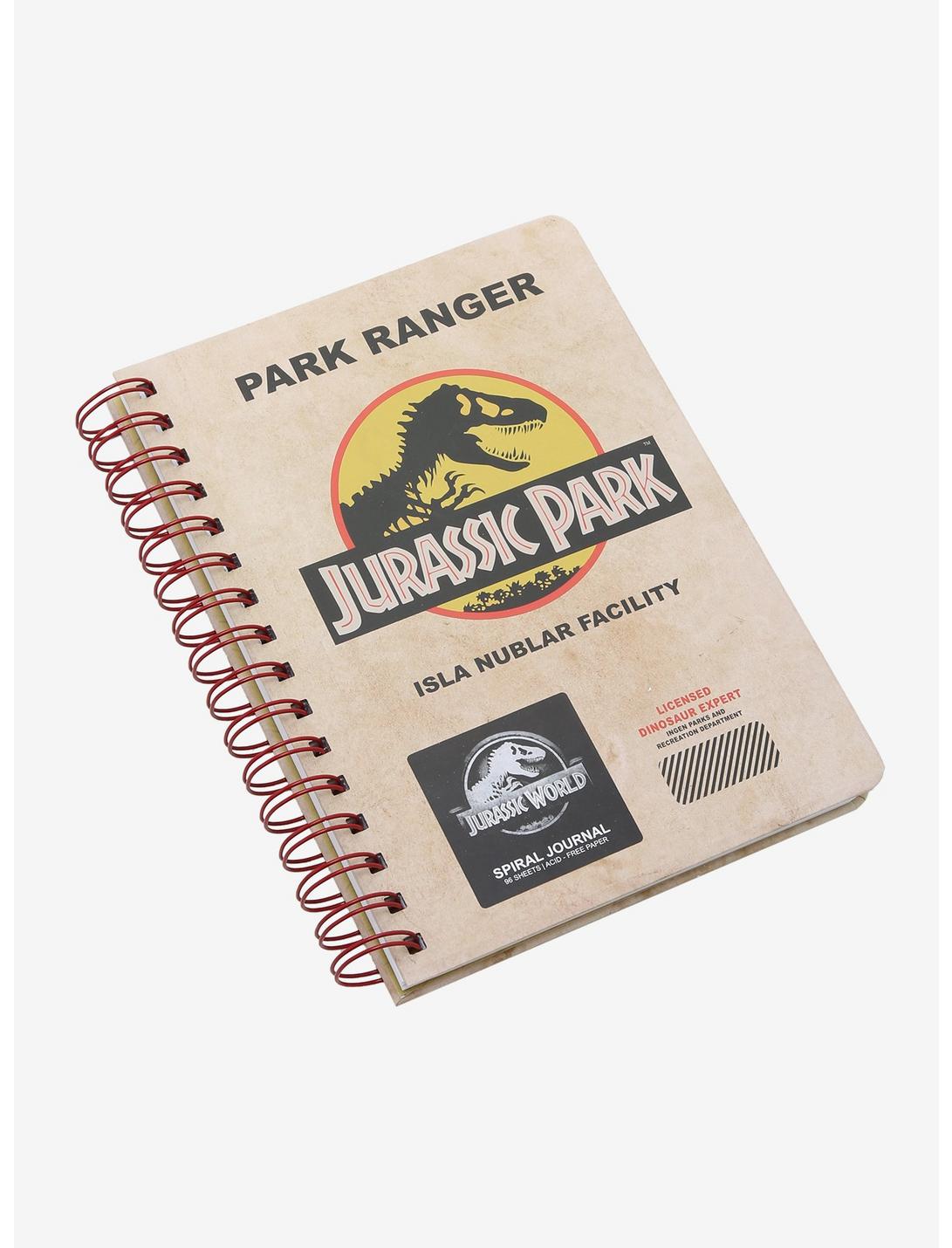 Jurassic Park Park Ranger Spiral Notebook, , hi-res