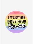 Not Straight Rainbow Button, , hi-res