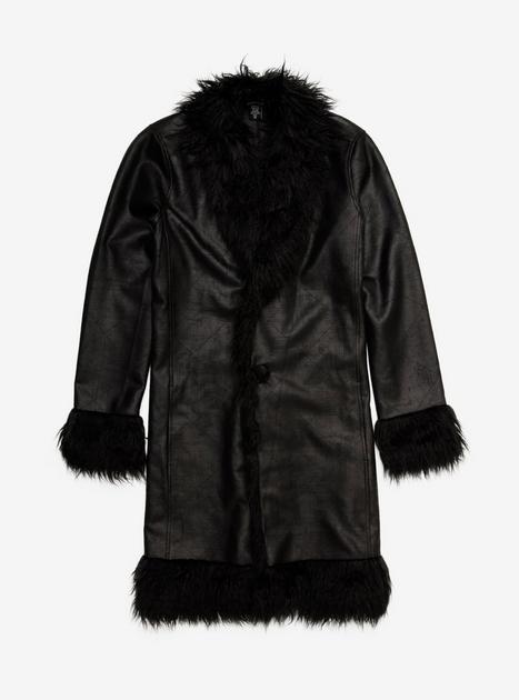 The Umbrella Academy Klaus Faux Fur Coat Hot Topic