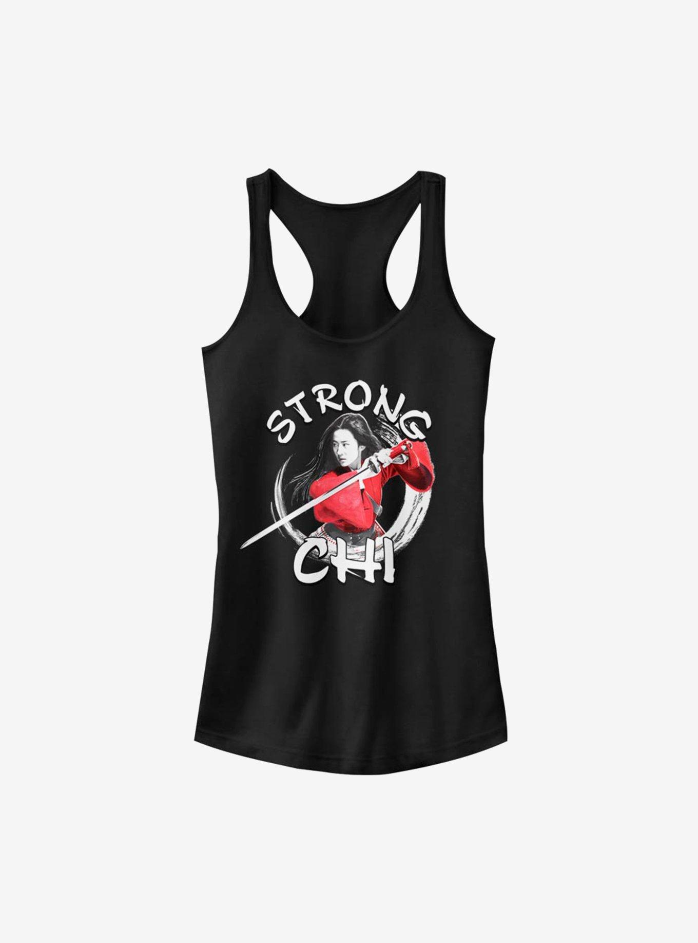 Disney Mulan Live Action Strong Chi Girls Tank, BLACK, hi-res