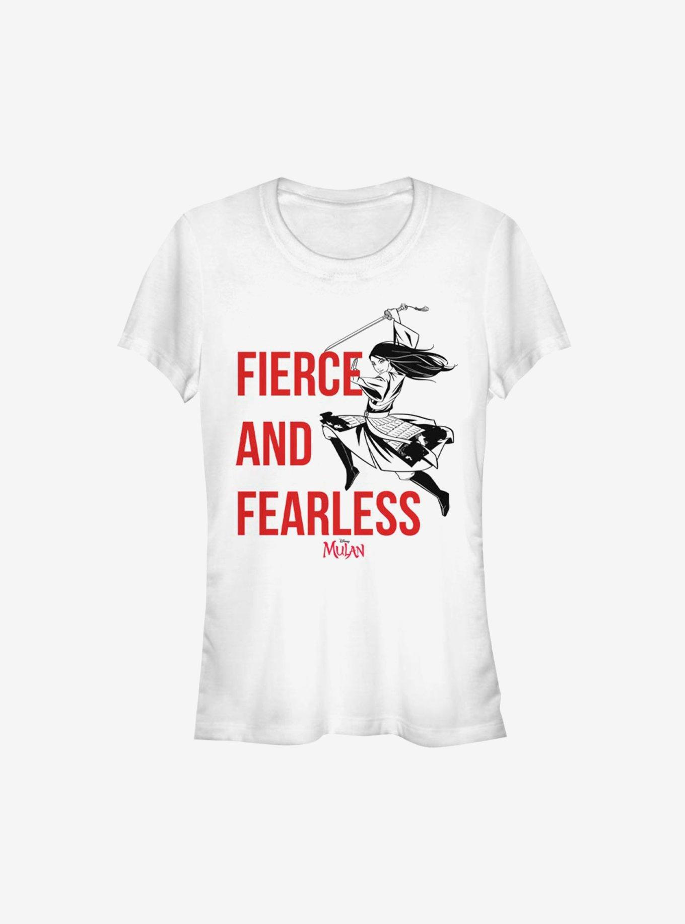 Disney Mulan Live Action Fierce And Fearless Girls T-Shirt