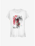Disney Mulan Live Action Loyal Brave And True Girls T-Shirt, WHITE, hi-res