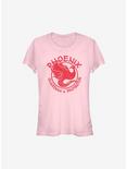 Disney Mulan Live Action Phoenix Guardian & Protector Girls T-Shirt, LIGHT PINK, hi-res