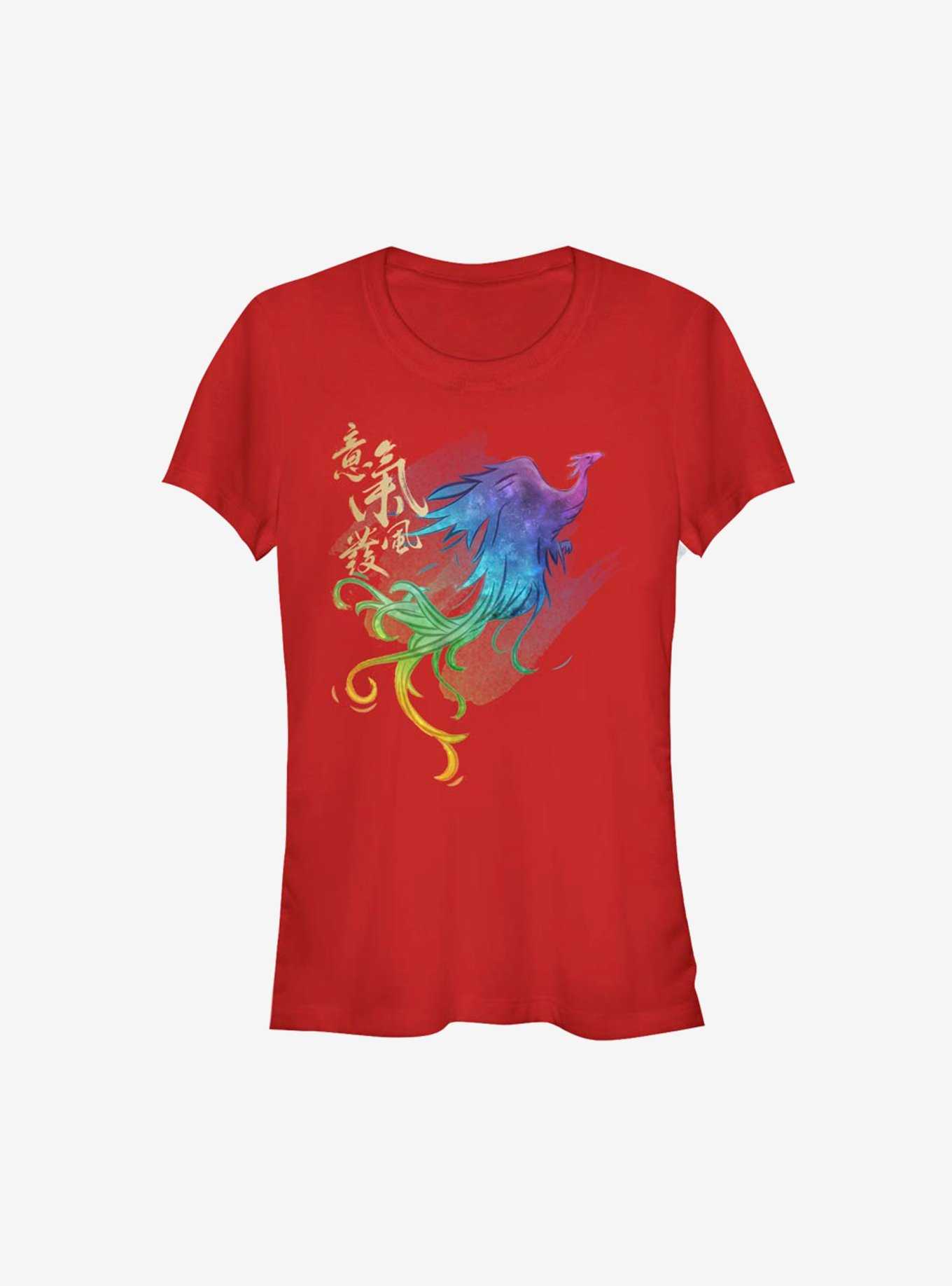 Disney Mulan Live Action Watercolor Phoenix Girls T-Shirt, , hi-res