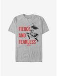 Disney Mulan Live Action Fierce And Fearless T-Shirt, ATH HTR, hi-res