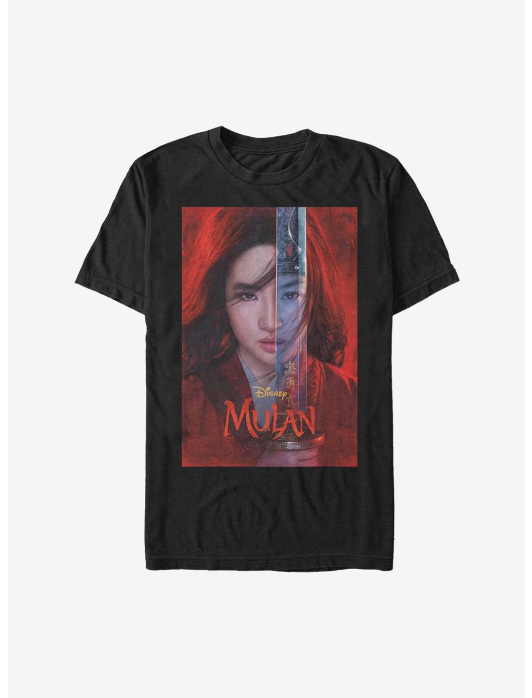 Disney Mulan Live Action Movie Poster T-Shirt, BLACK, hi-res