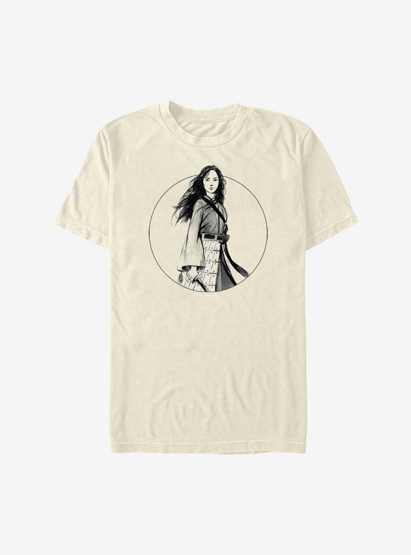 Disney Mulan Live Action Sketch Portrait T-Shirt, , hi-res