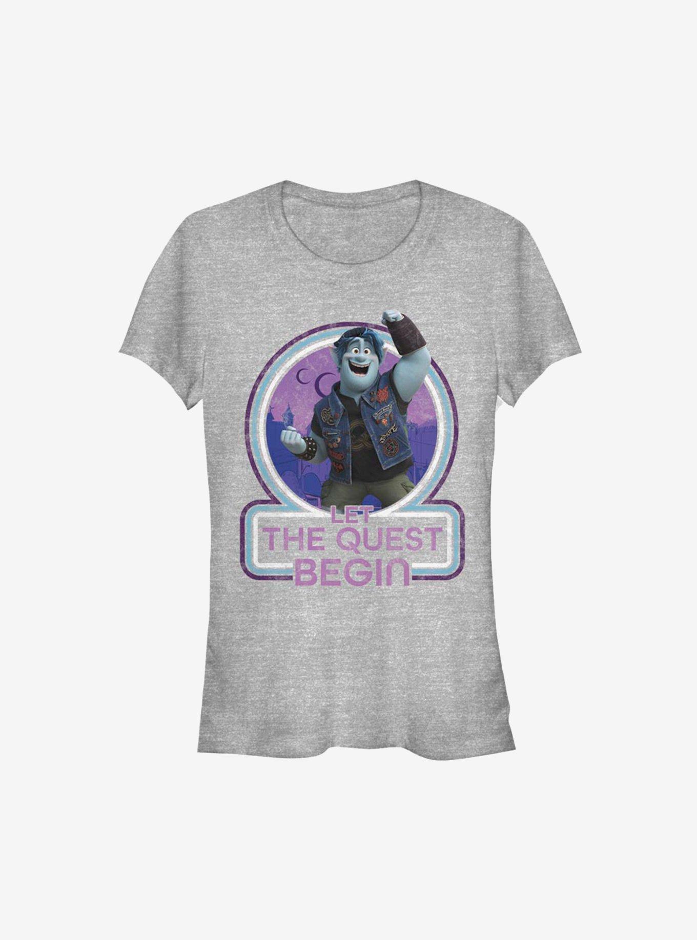 Disney Pixar Onward Begin Quest Girls T-Shirt, ATH HTR, hi-res