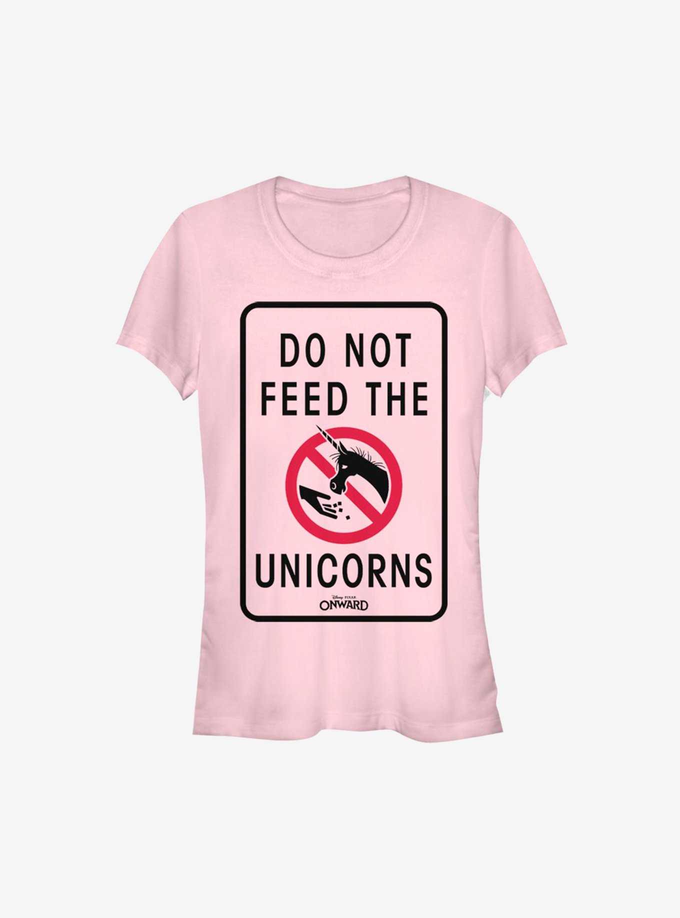 Disney Pixar Onward Don't Feed The Unicorns Girls T-Shirt, , hi-res