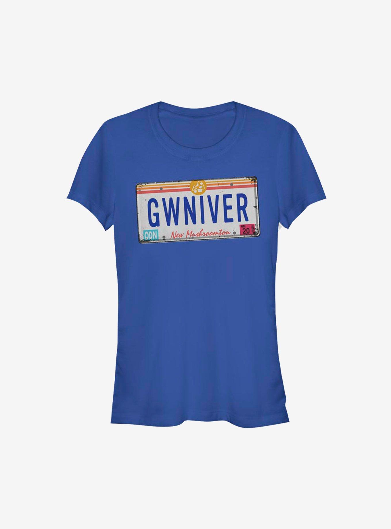 Disney Pixar Onward GWNIVER License Plate Girls T-Shirt, , hi-res