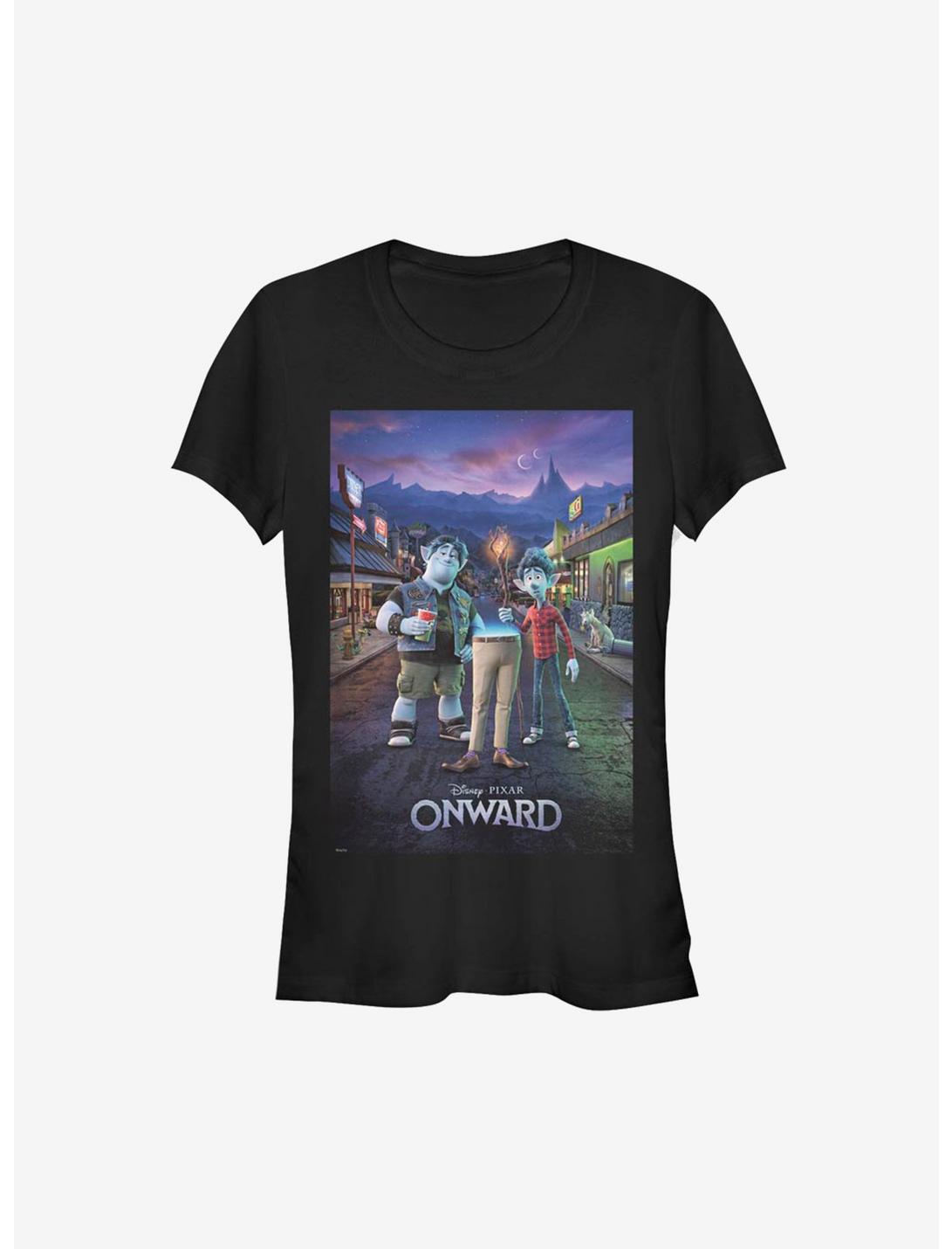 Disney Pixar Onward Dad Poster Girls T-Shirt, BLACK, hi-res