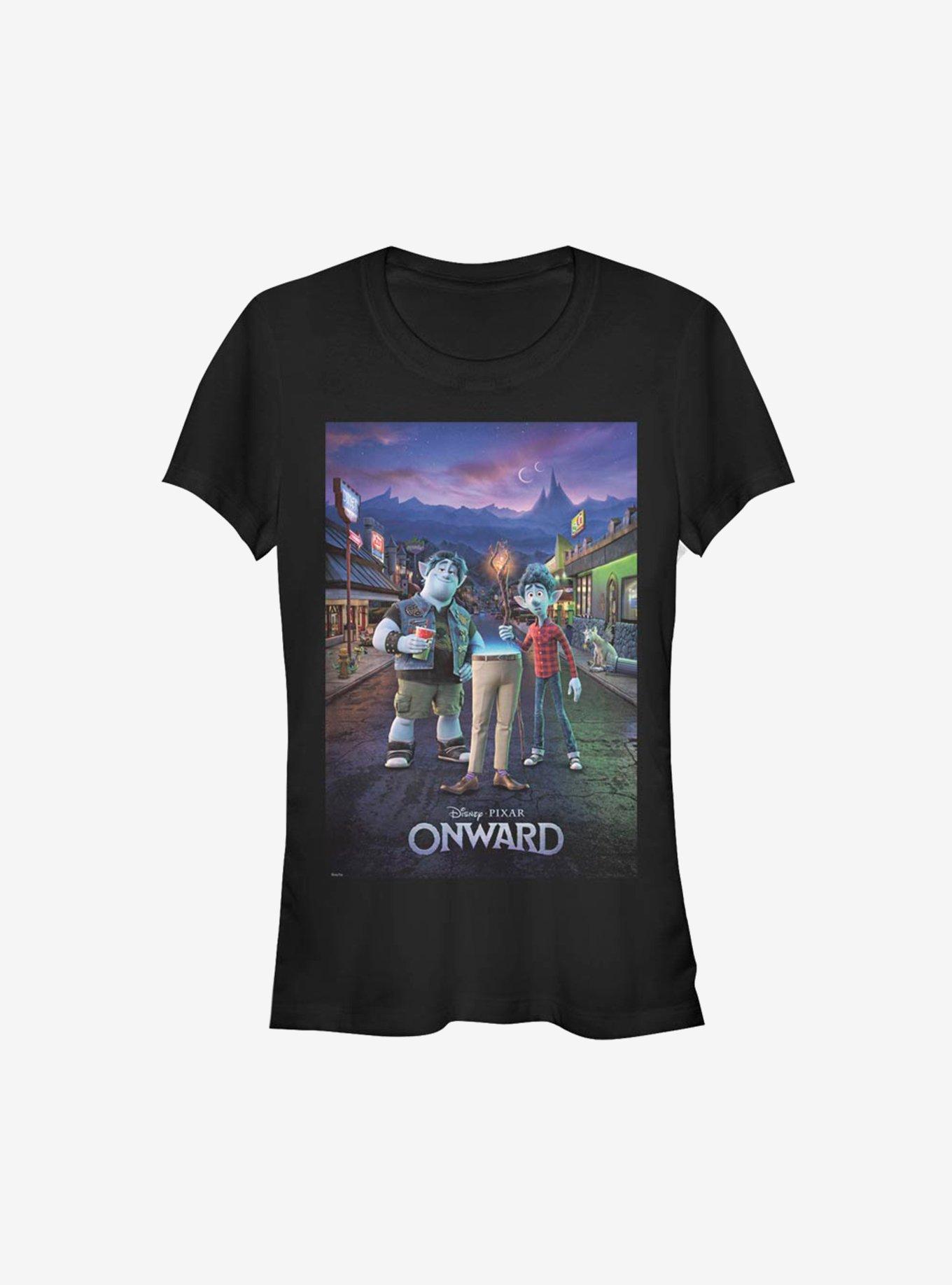 Disney Pixar Onward Dad Poster Girls T-Shirt, BLACK, hi-res