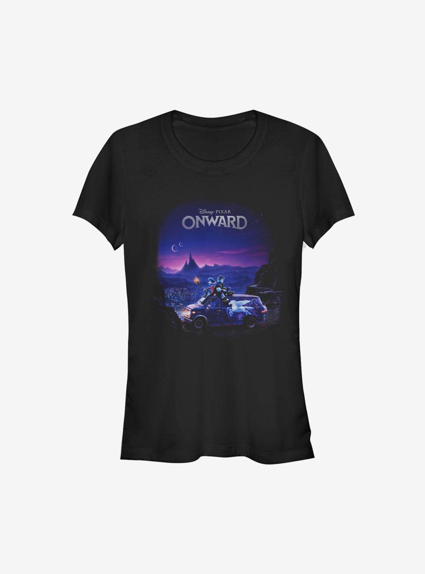 Disney Pixar Onward Poster Knockout Girls T-Shirt, BLACK, hi-res