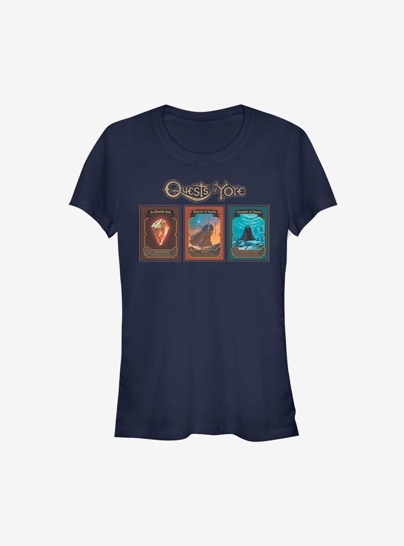 Disney Pixar Onward Quest Cards Girls T-Shirt, NAVY, hi-res