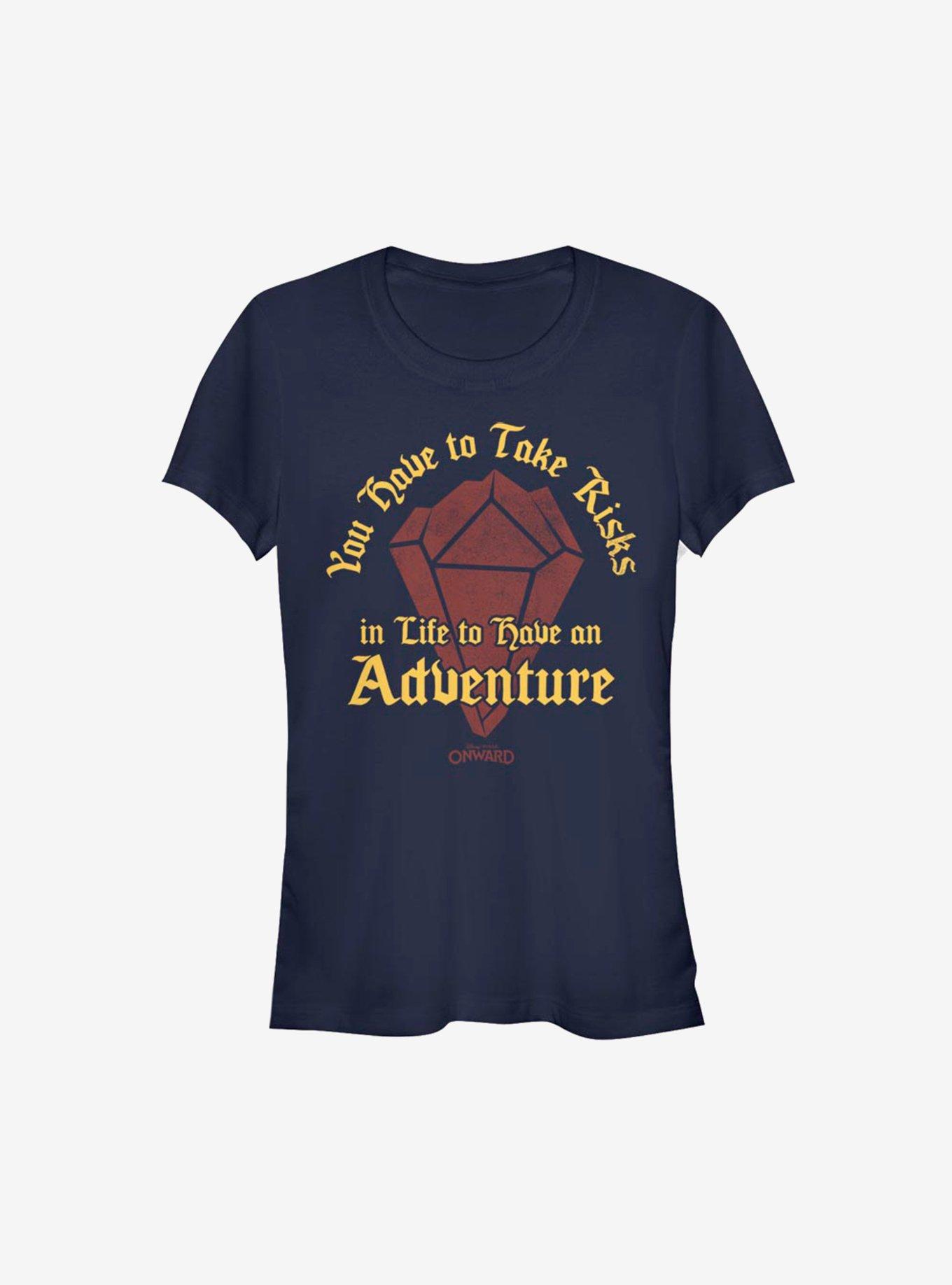 Disney Pixar Onward Risk for Adventure Girls T-Shirt, NAVY, hi-res