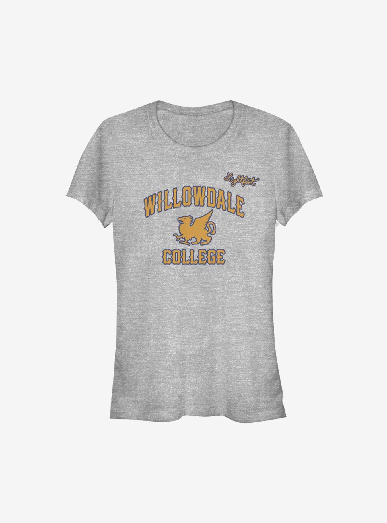 Disney Onward Willowdale College Girls T-Shirt, ATH HTR, hi-res