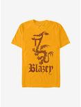 Disney Onward Blazey Crest T-Shirt, GOLD, hi-res