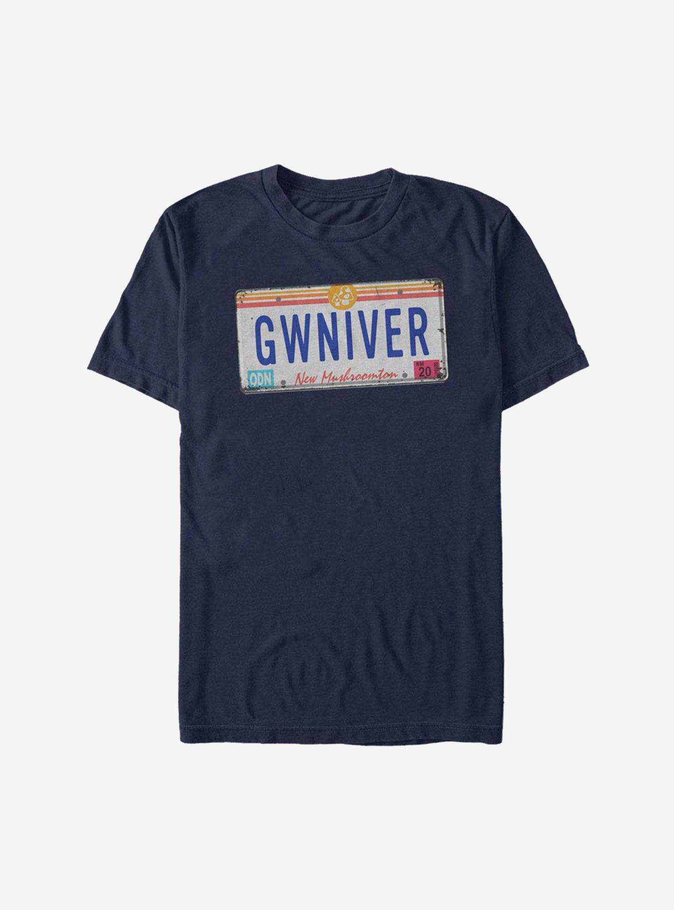 Disney Pixar Onward GWNIVER License Plate T-Shirt, , hi-res