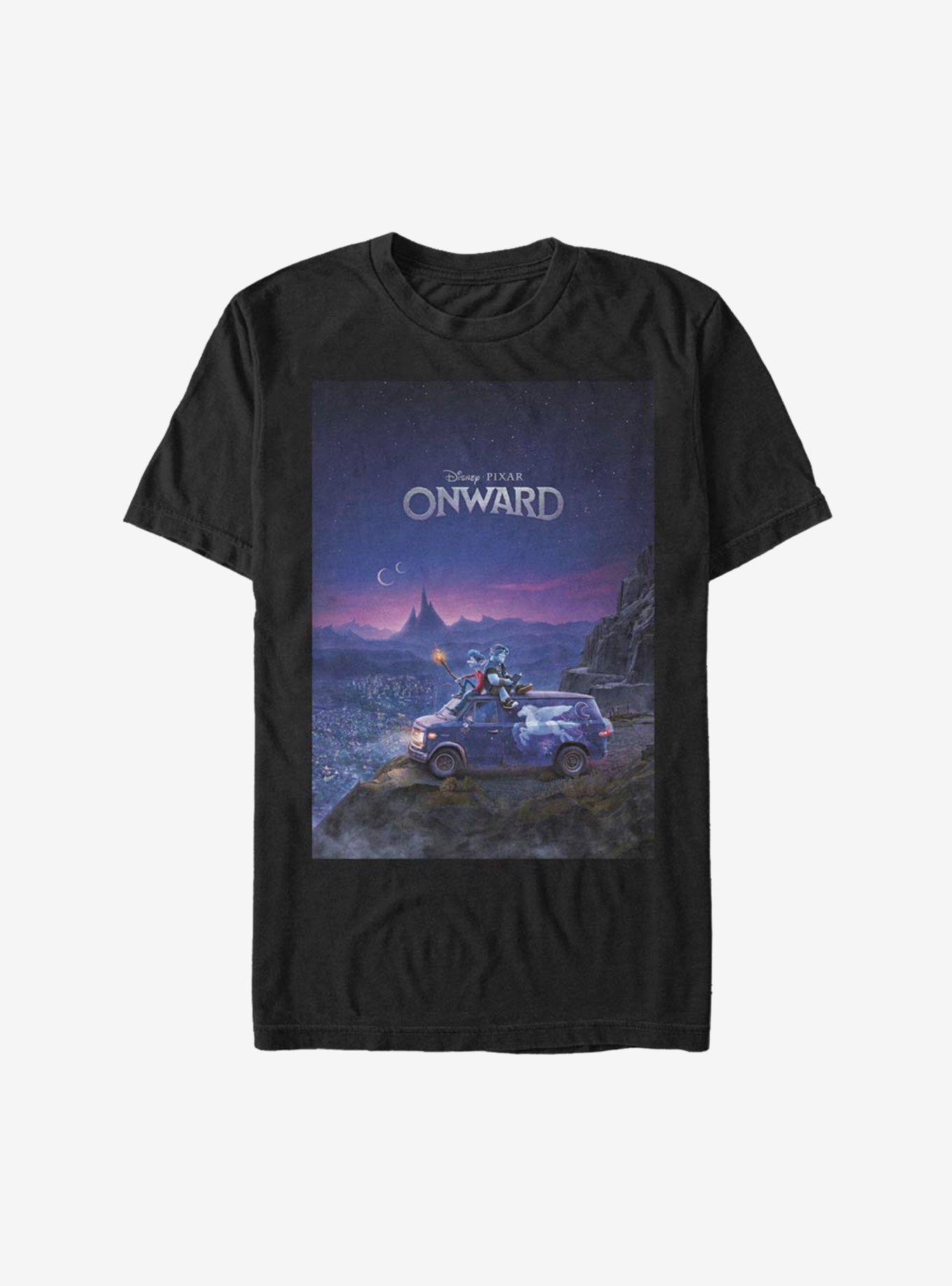 Disney Onward Poster T-Shirt, BLACK, hi-res