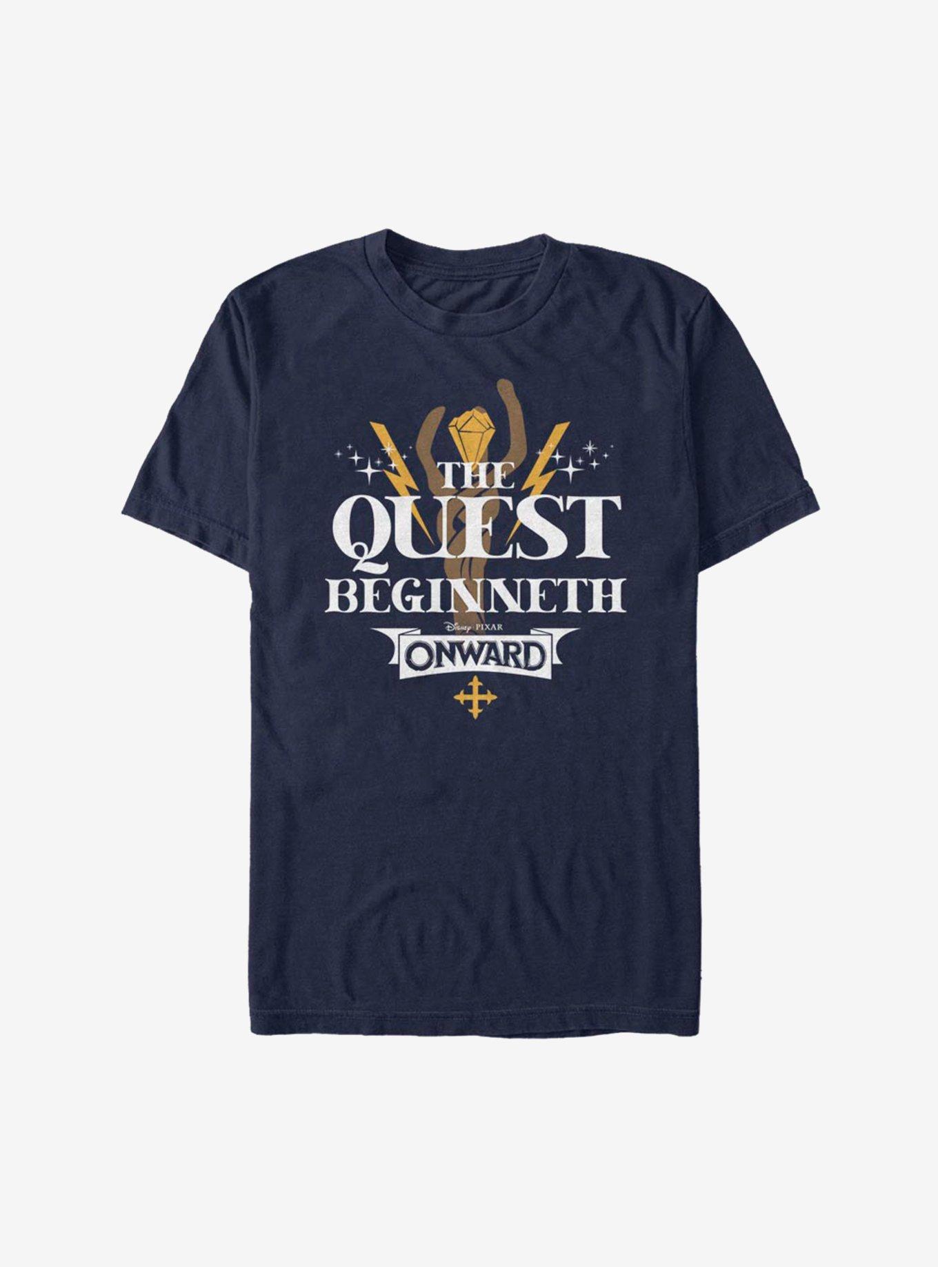 Disney Pixar Onward Quest Beginneth T-Shirt, NAVY, hi-res