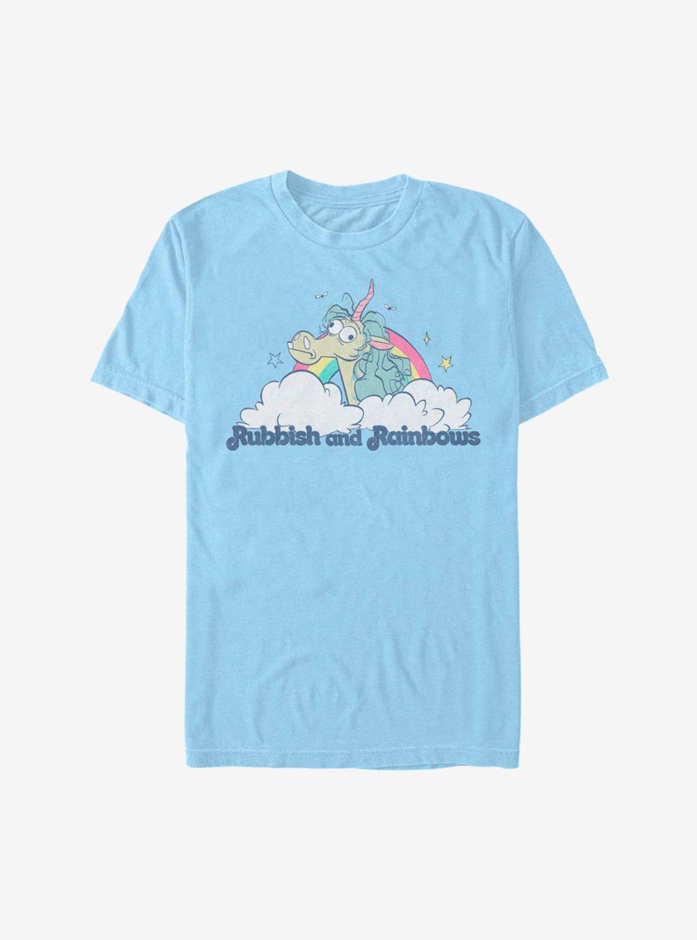 Disney Onward Rubbish and Rainbows T-Shirt, LT BLUE, hi-res
