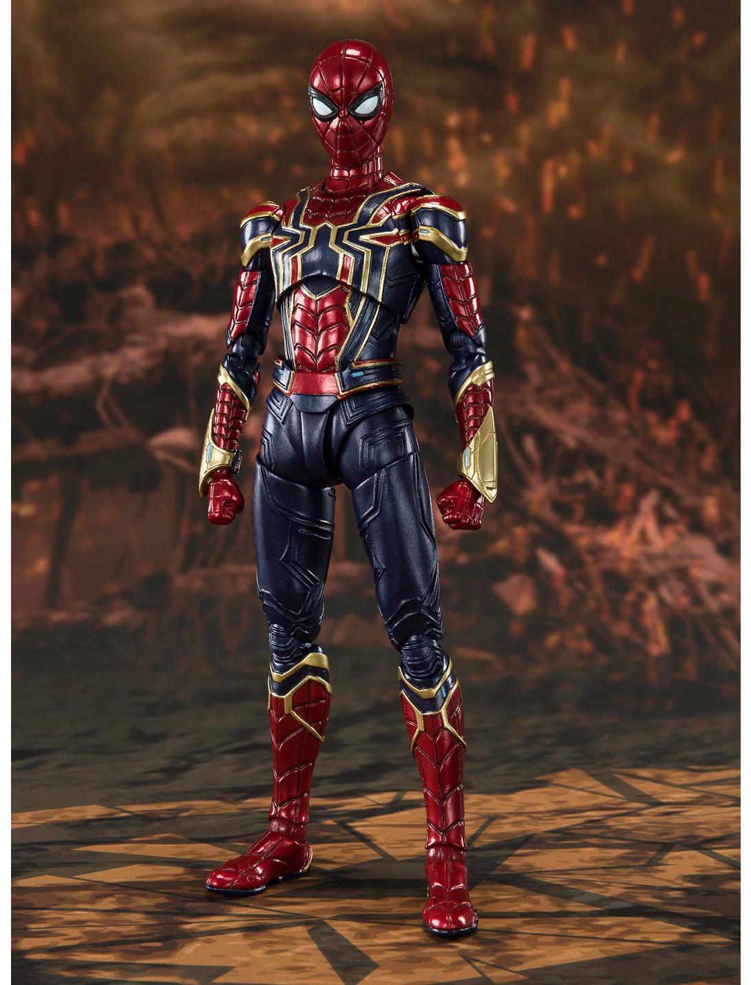 Bandai Spirits Marvel Avengers: Endgame S.H.Figuarts Iron Spider (Final Battle Edition) Action Figure, , hi-res