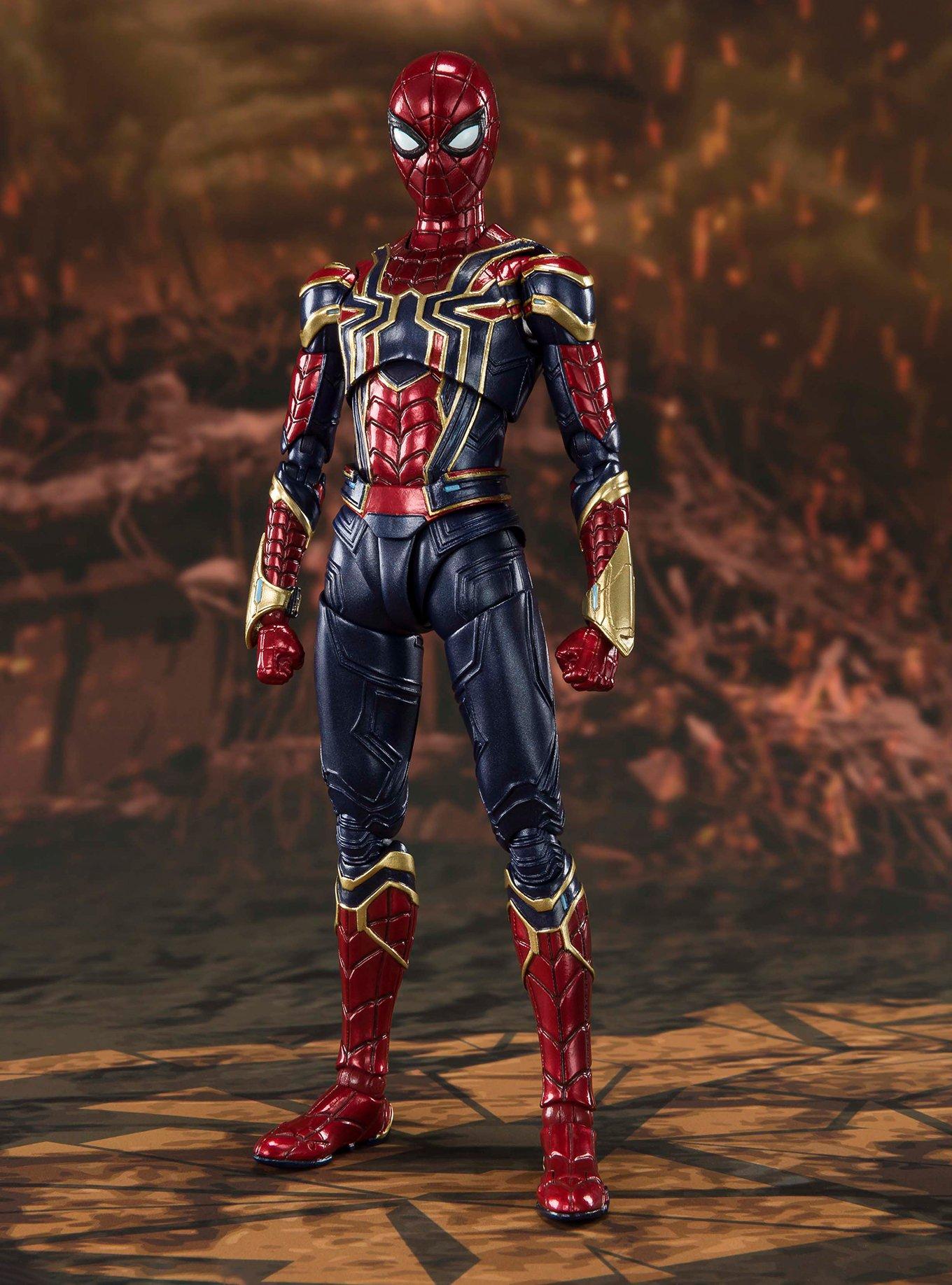 Bandai Spirits Marvel Avengers: Endgame S.H.Figuarts Iron Spider (Final Battle Edition) Action Figure, , hi-res
