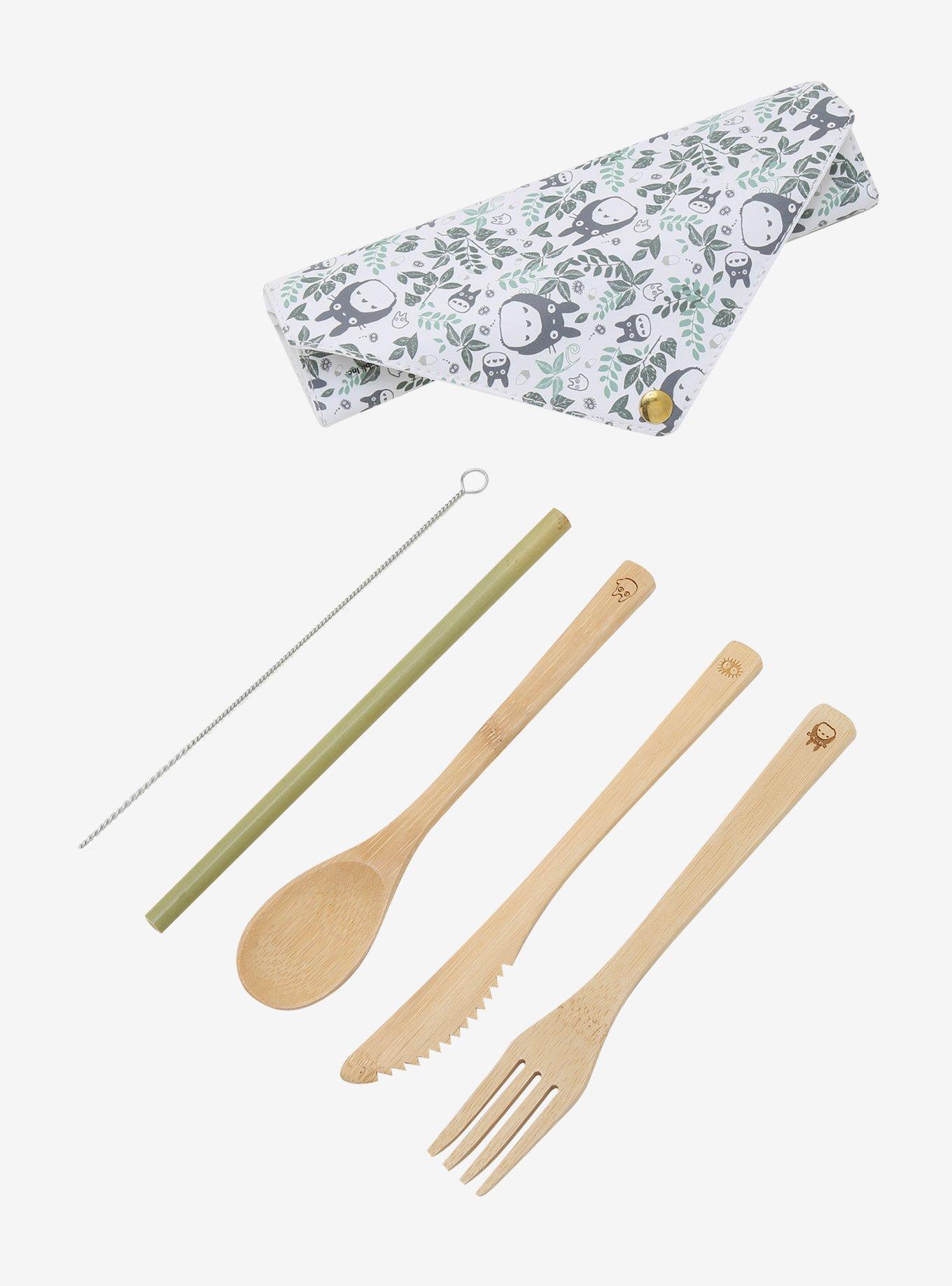 Studio Ghibli My Neighbor Totoro Bamboo Utensil Set - BoxLunch Exclusive, , hi-res