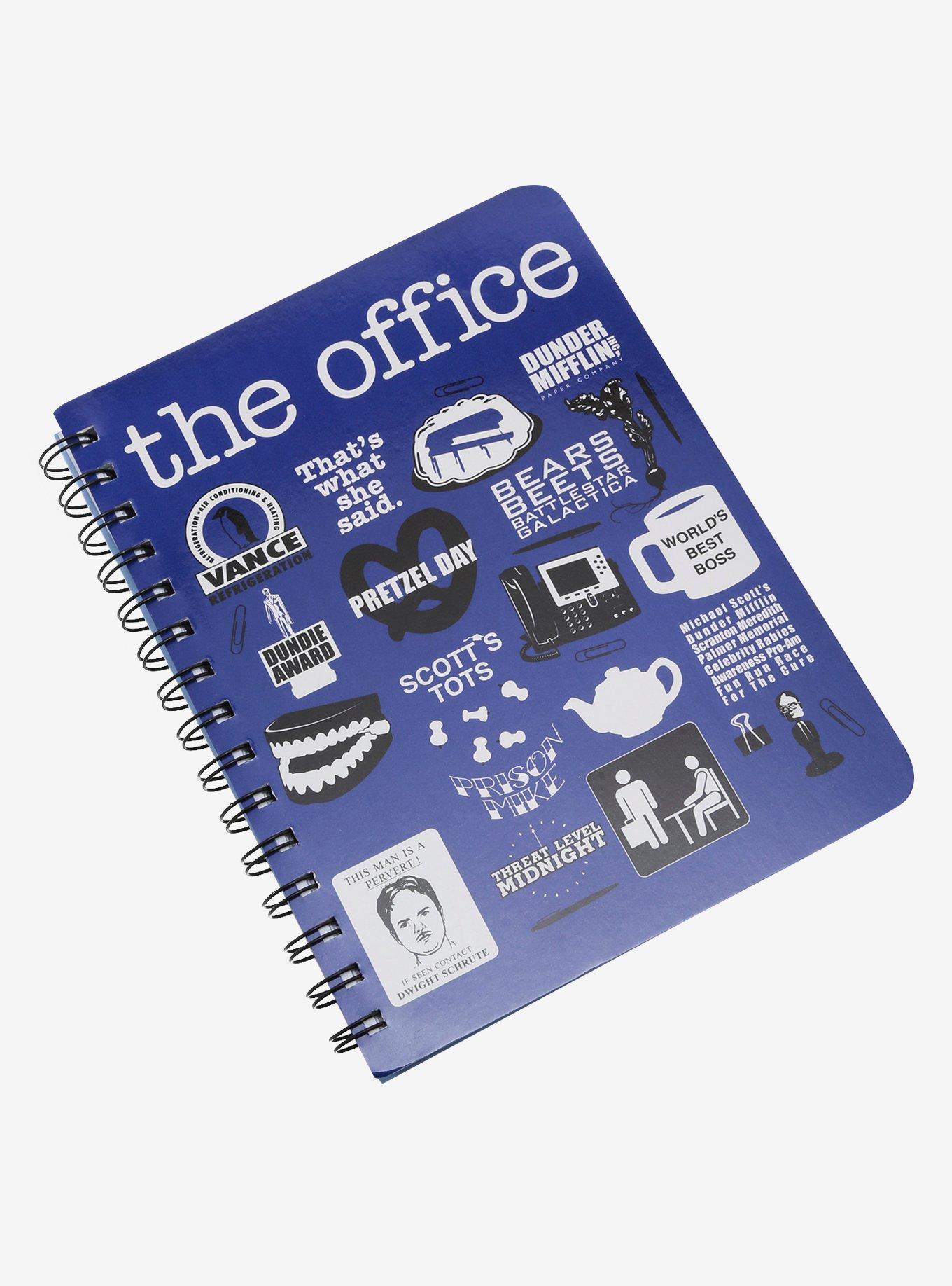The Office Icons Spiral Journal, , hi-res