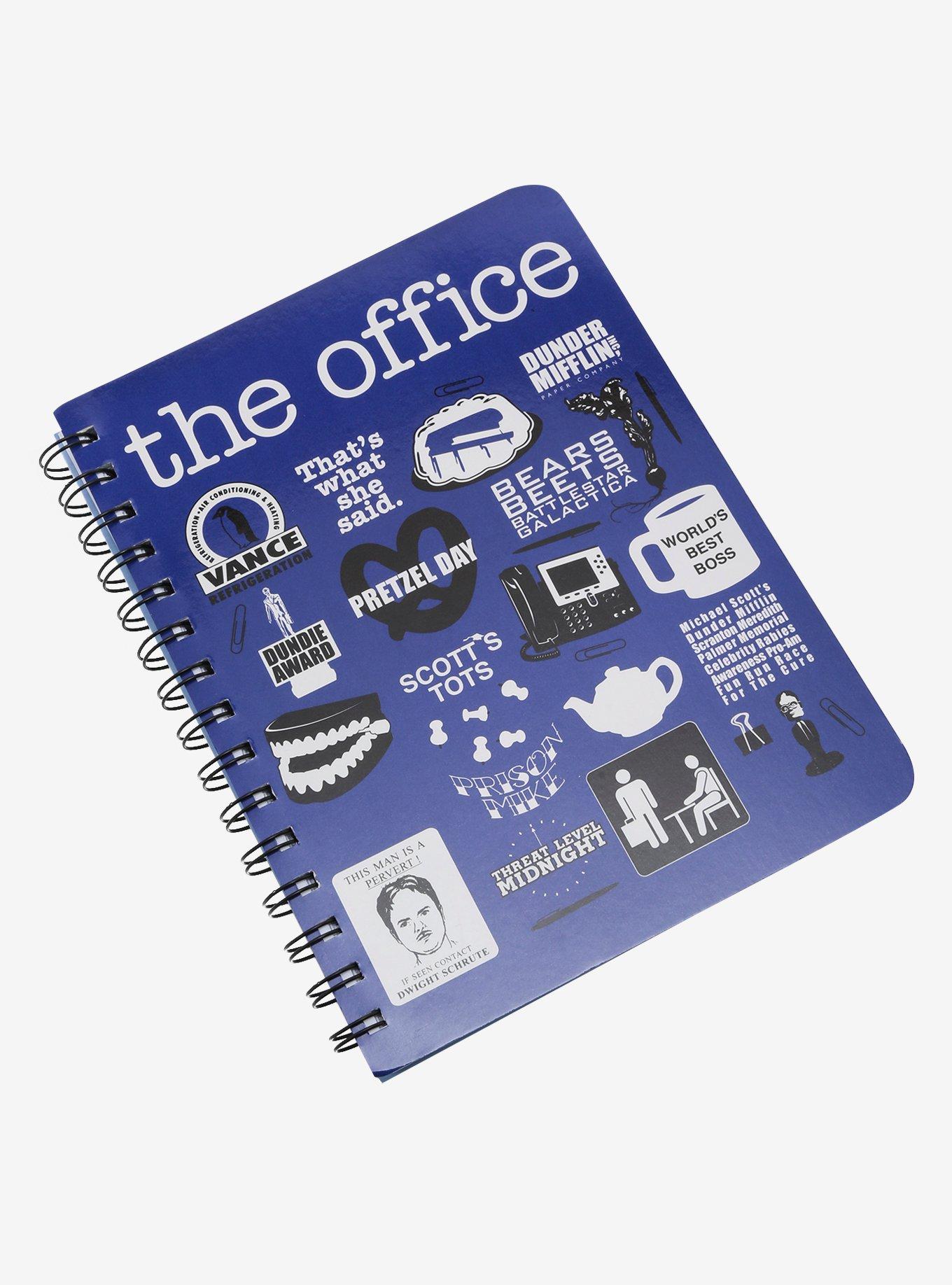 The Office Icons Spiral Journal | Hot Topic