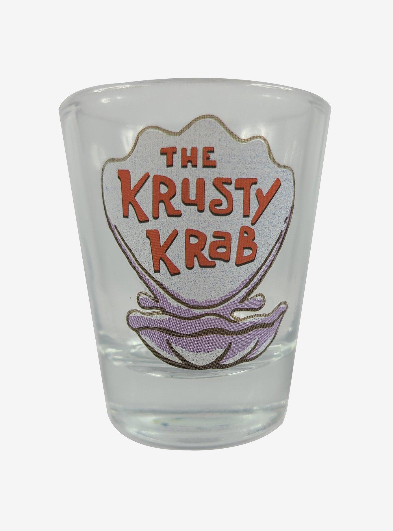 SpongeBob SquarePants Krusty Krab Sign Mini Glass - BoxLunch Exclusive, , hi-res