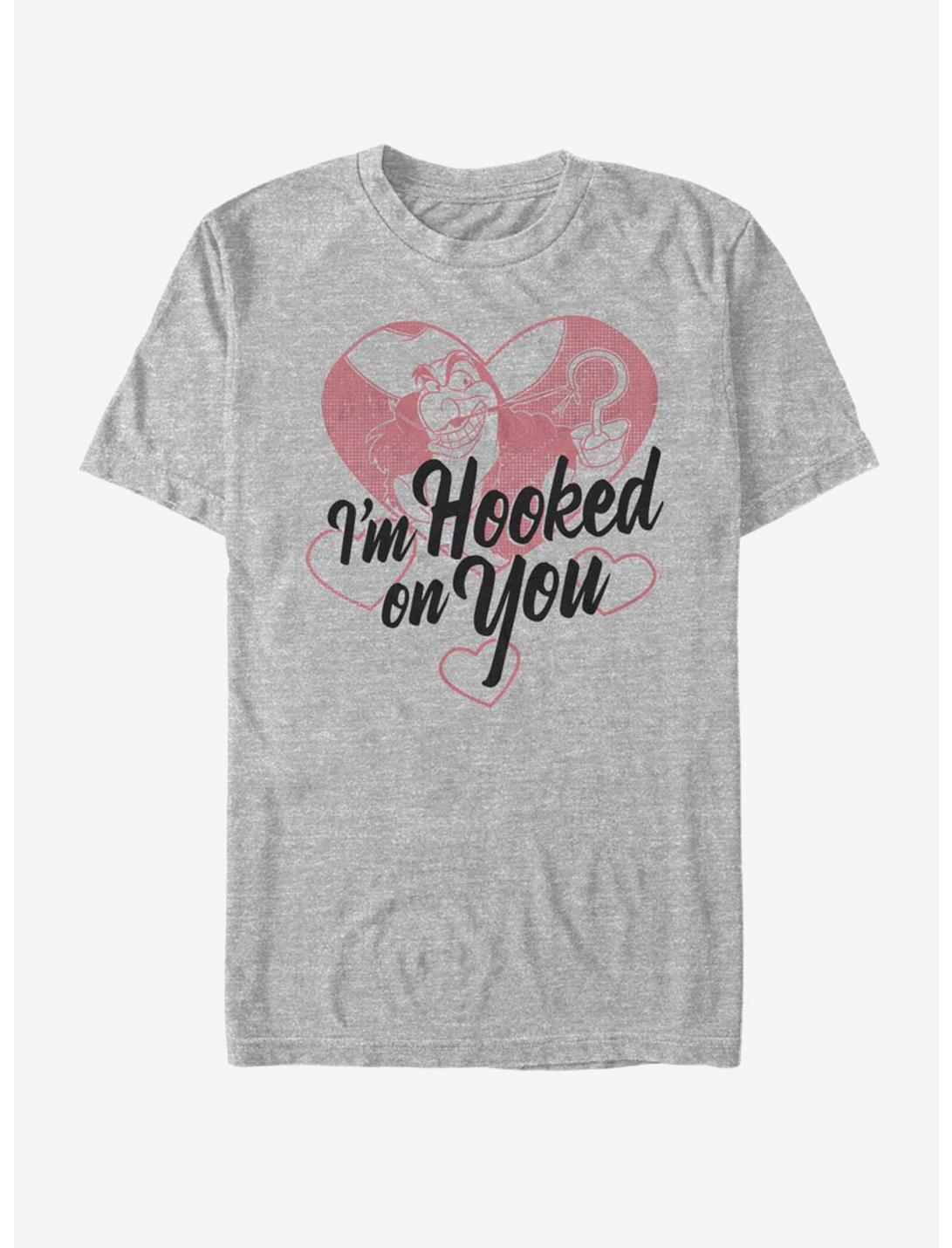 Disney Captain Hook Hooked On You T-Shirt, ATH HTR, hi-res