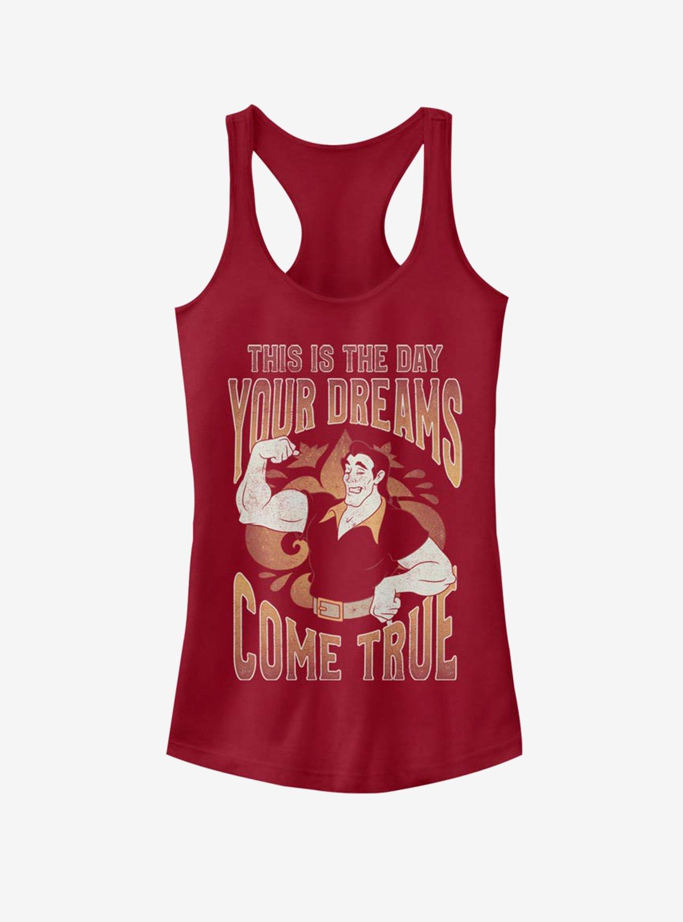 Disney Gaston Dreams Girls Tank, SCARLET, hi-res