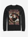 Disney Gaston Dreams Long-Sleeve T-Shirt, BLACK, hi-res