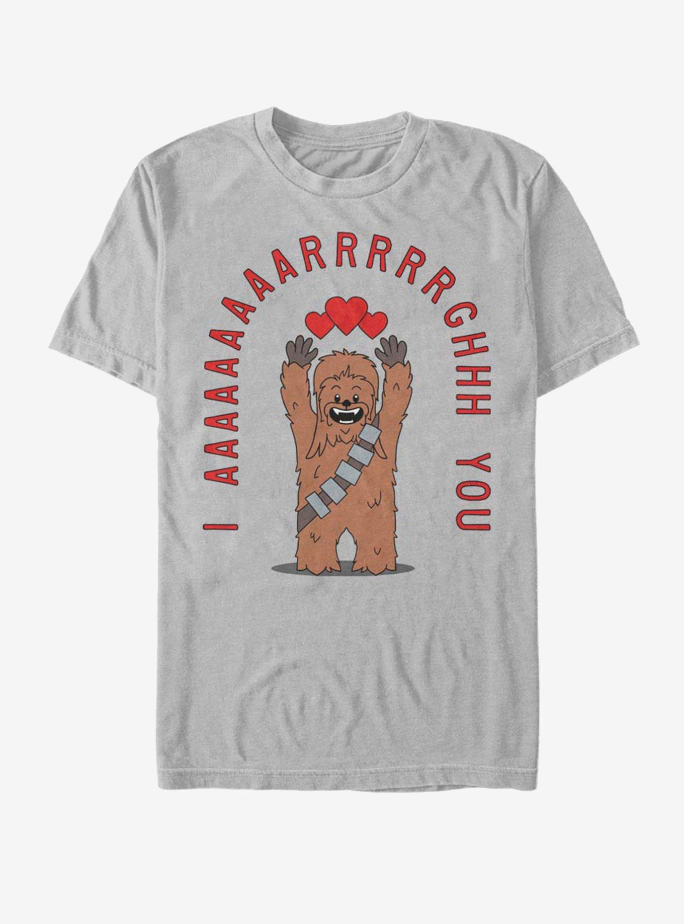 Star Wars Chewie Arrghs You T-Shirt, SILVER, hi-res