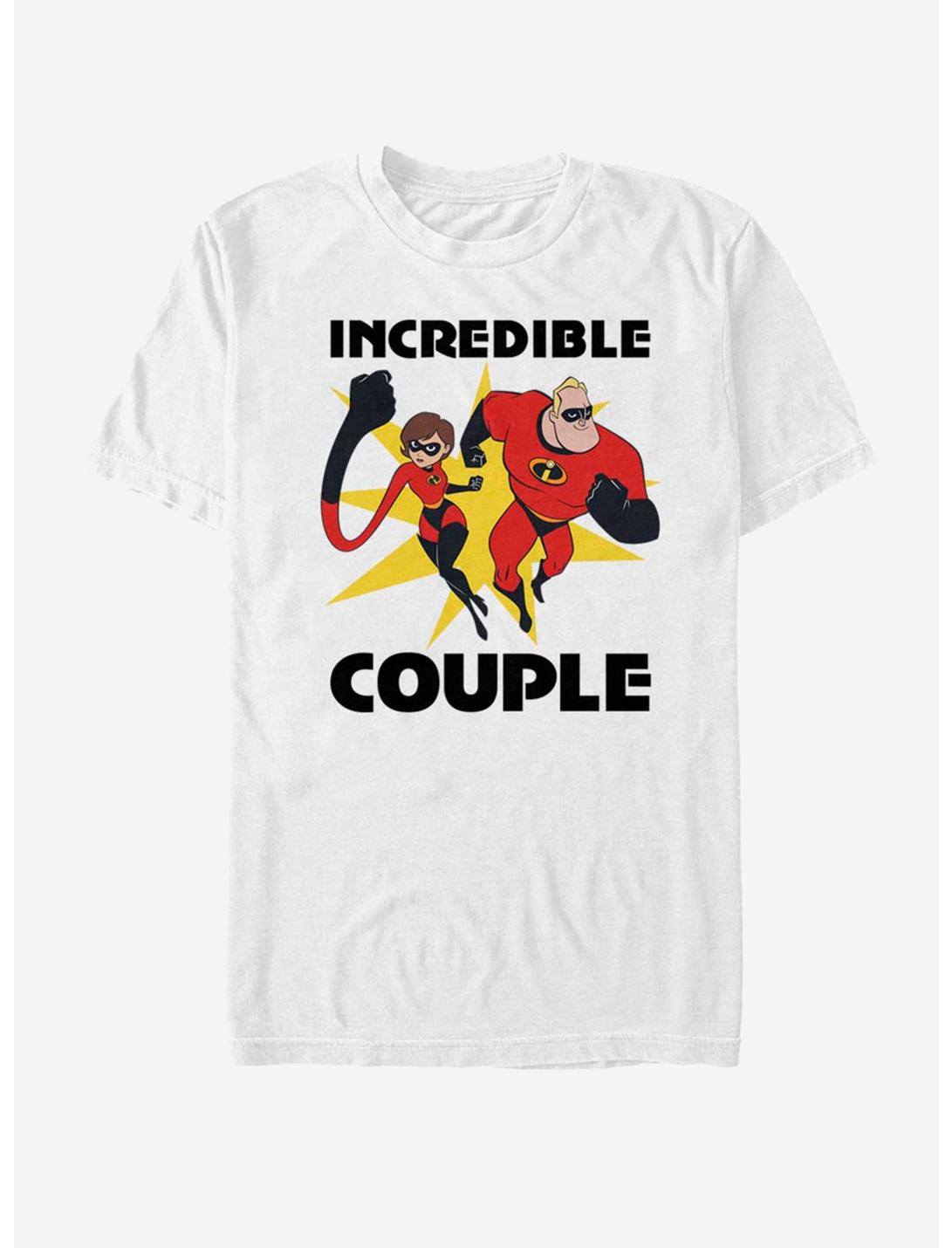 Disney Incredibles Incredible Couple T-Shirt, WHITE, hi-res