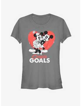 Disney Mickey Mouse And Minnie Mouse Couple Goals Valentine Girls T-Shirt, , hi-res