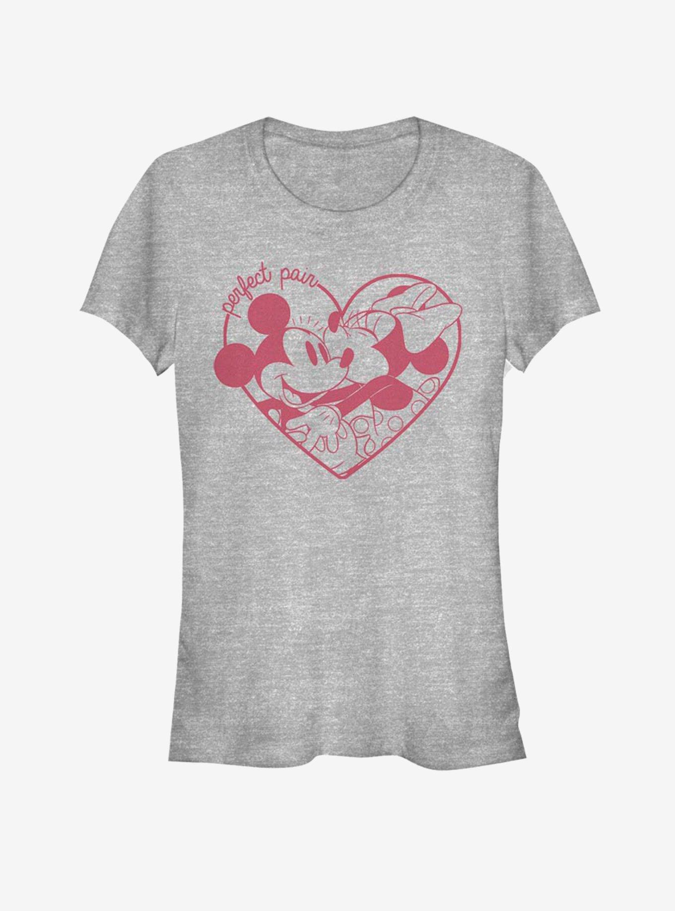 Disney Mickey Mouse & Minnie Mouse Perfect Pair Girls T-Shirt, ATH HTR, hi-res