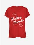 Disney Mickey Mouse And Minnie Mouse Signed Together Girls T-Shirt, , hi-res