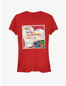 Marvel Avengers Be My Valentine Girls T-Shirt, , hi-res