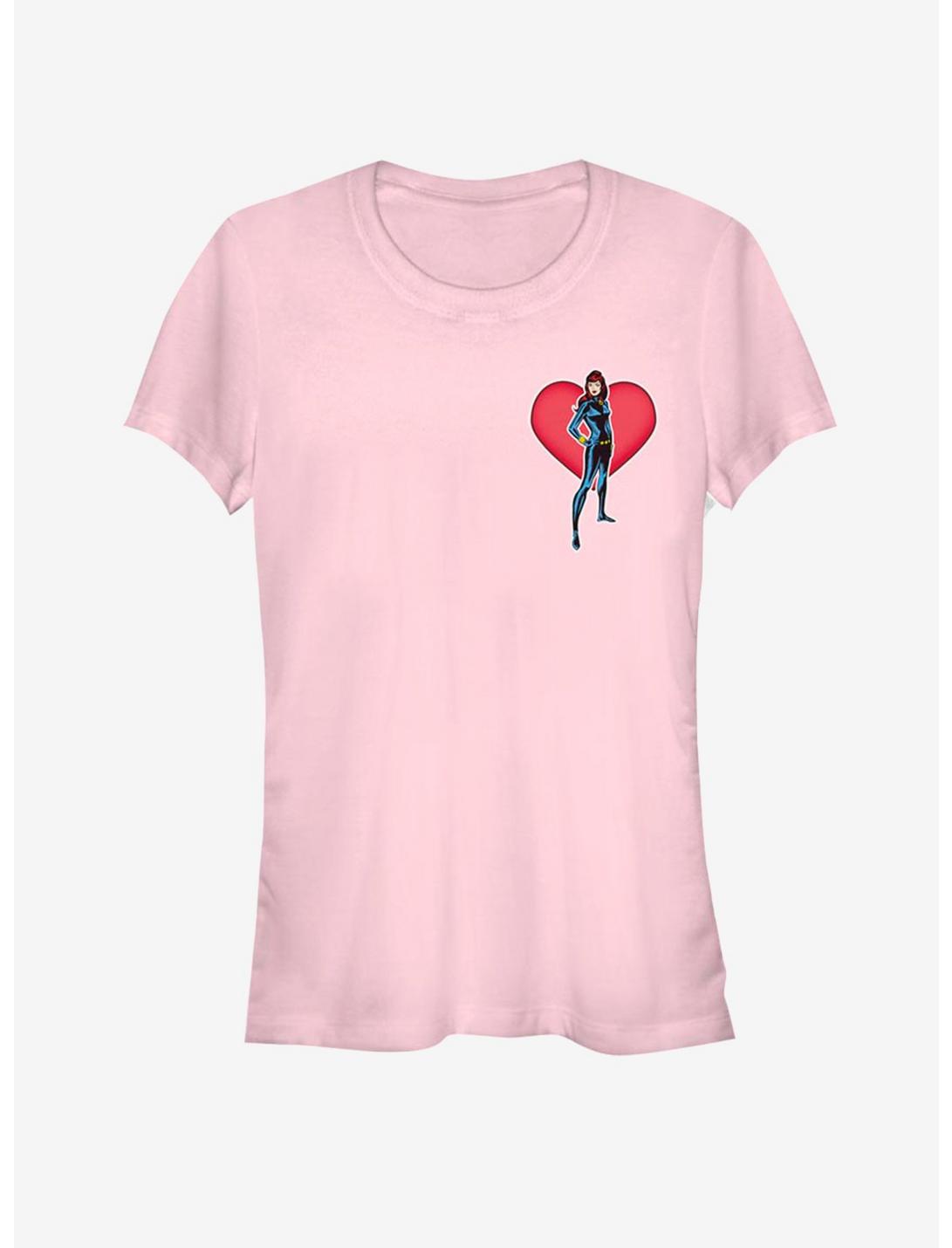 Black Widow Heart Girls T-Shirt, LIGHT PINK, hi-res