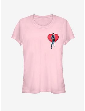 Black Widow Heart Girls T-Shirt, , hi-res