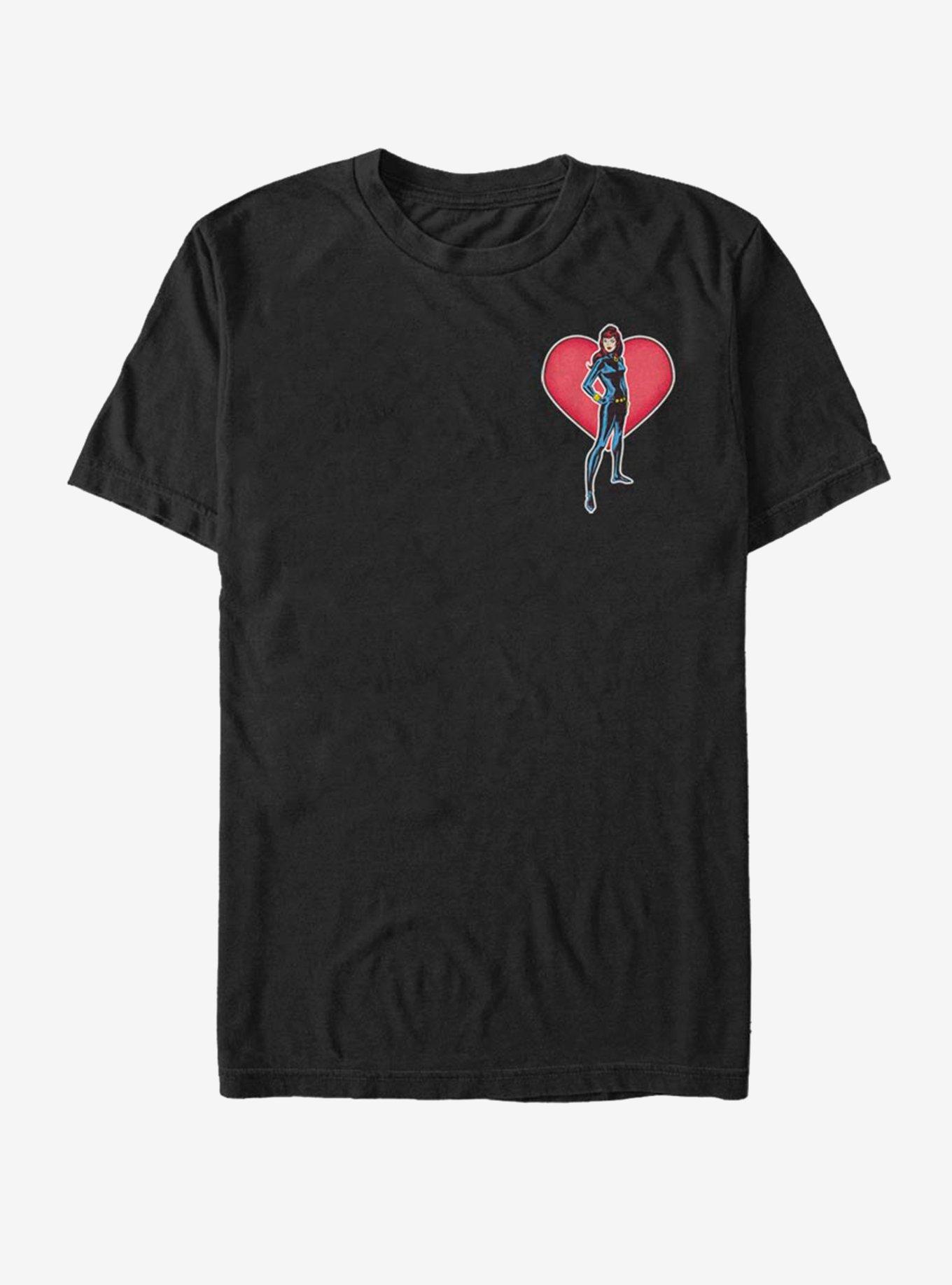Black Widow Heart T-Shirt